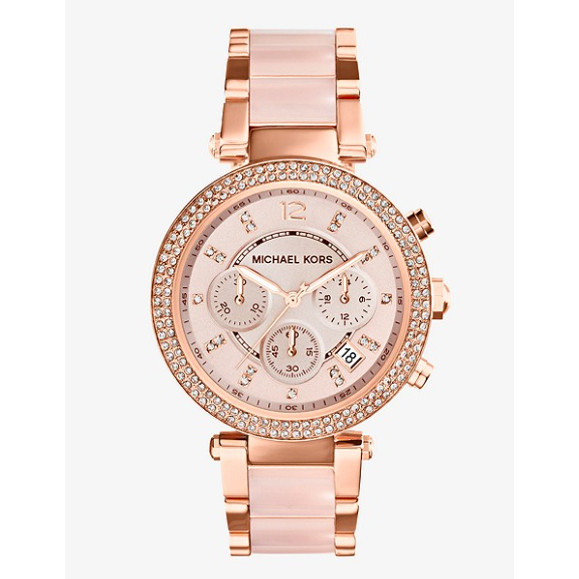 [พร้อมส่ง]นาฬิกาข้อมือผู้หญิง Michael Kors Crystal Border MK5896 38mm