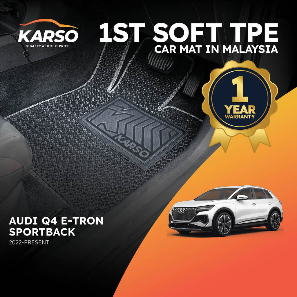 Karso Karpet Kereta พรมรถยนต์ Audi Q4 e-tron Sportback (2022-ปัจจุบัน)