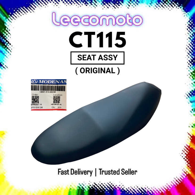 Modenas CT115 CT 115S Double Seat Assy 53001-514-0023B Cusion Kusyen Tempat Duduk Cushion Kushion St