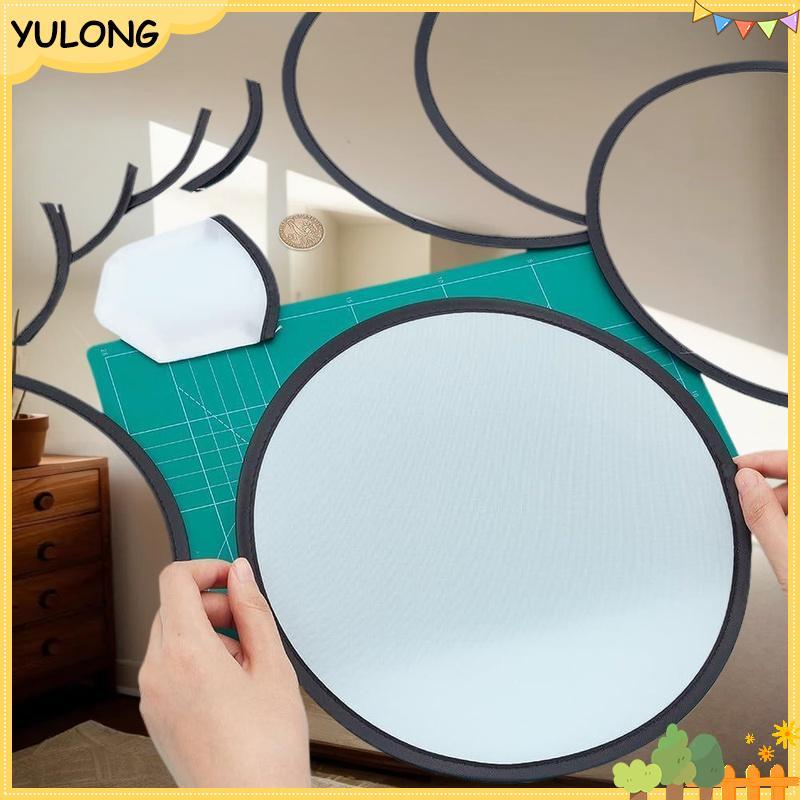 YU พัดลมพับ Simple Circular Performance แบบพกพารอบมือผู้หญิงพับได้ nk มือถือ NG