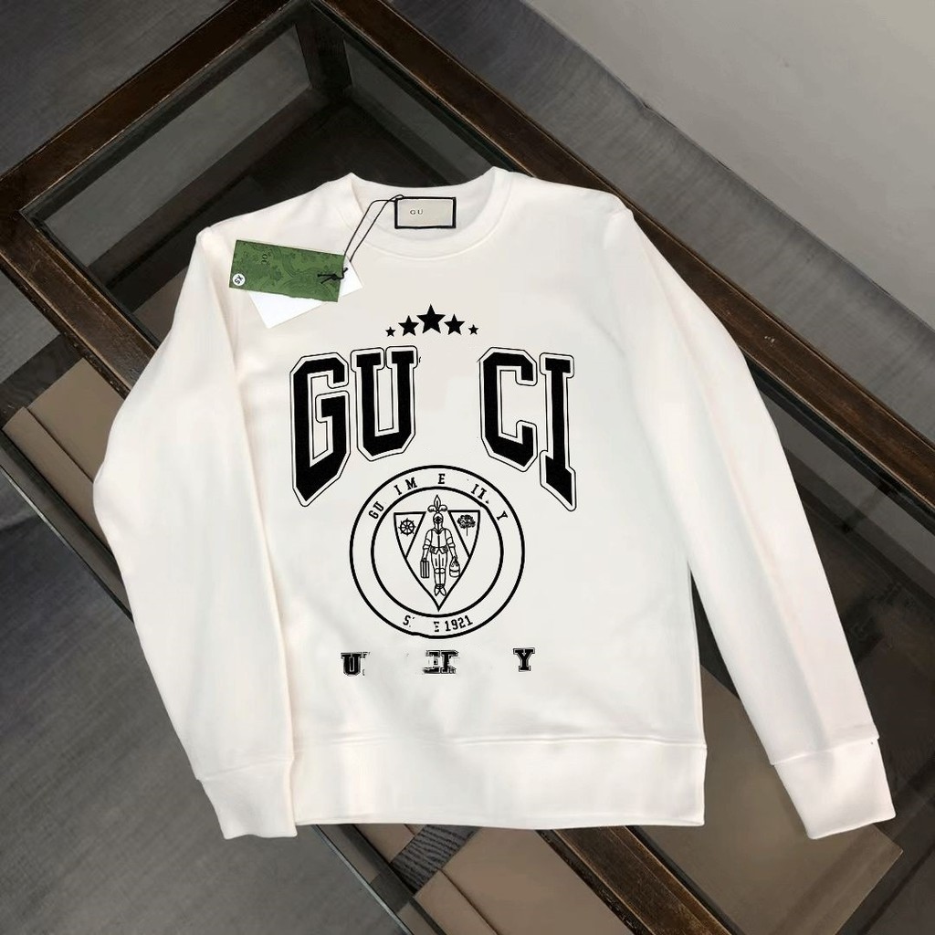 1QX0 GU* New autumn and winter style with star letters on the chest LOGO Printed fashionable versati