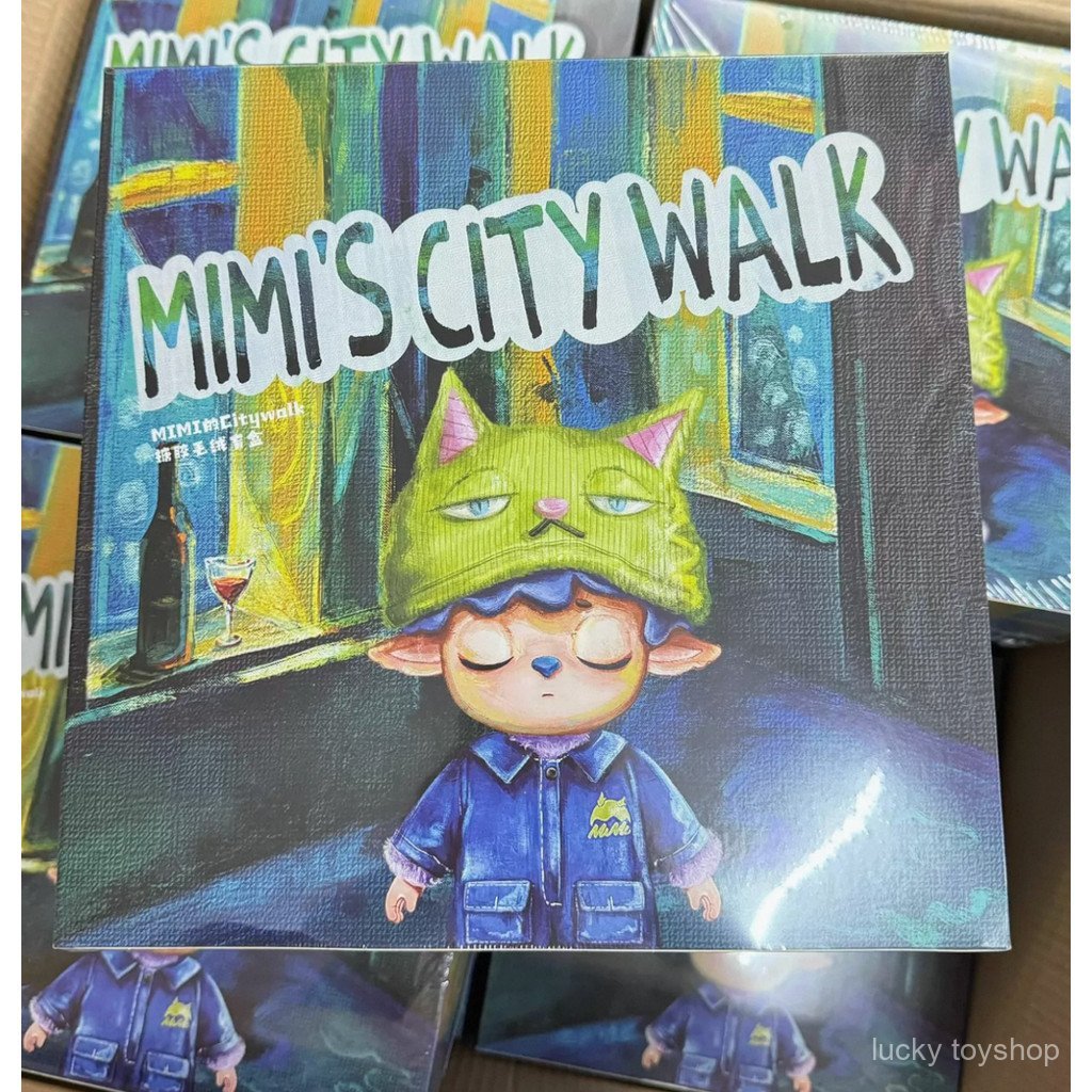 9 pcs stock. Heyone Mimi's city walk plush blind box, whole box, end box, brand new XG2Y