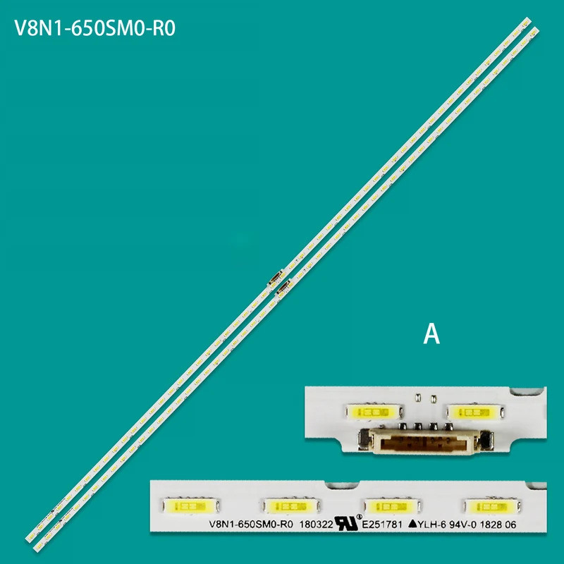 LED Backlight Strip สําหรับ Samsung UE65NU7179U UE65NU7105 UN65NU7090G UN65NU7020G UE65RU7100U UN65R