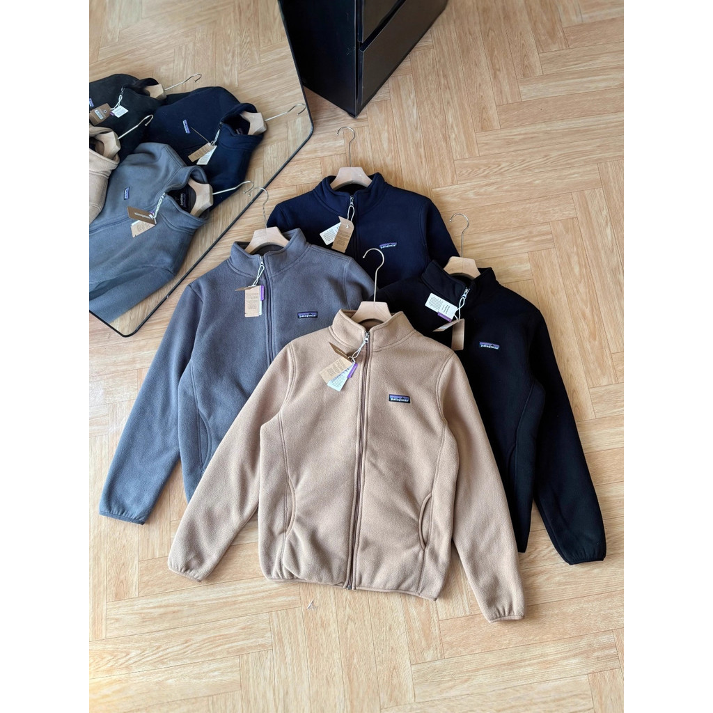 HI9E Patagonia Reversible Series stand-up collar four-color double-sided fleece composite couple's j