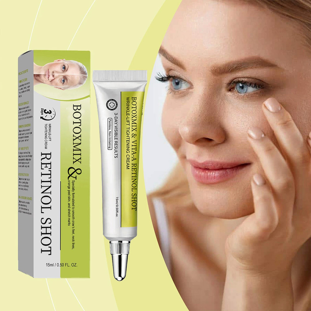 Retinol  Anti-Aging Eye Cream Remover Eye Bags Dark Circles Reducing Puffiness Under The Eyes of Tighten Cream 15g