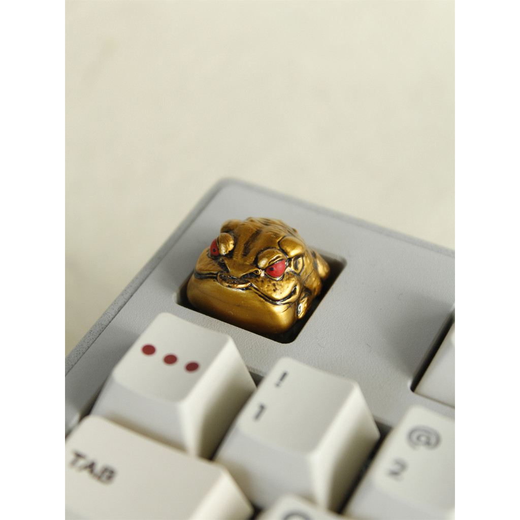 keycap keycaps Kiwi Keycap Shop คางคกไขมันตลกเรซิ่น Keycap คีย์บอร์ดเครื่องกล Keycap เครื่องประดับที