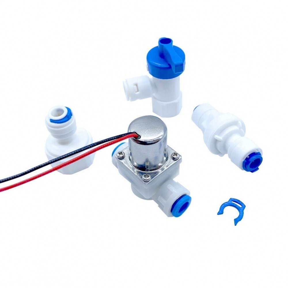 PE Solenoid Valve DC12V 2 Way Pulse Design สําหรับการไหลของน้ําในเครือข่ายชลประทาน