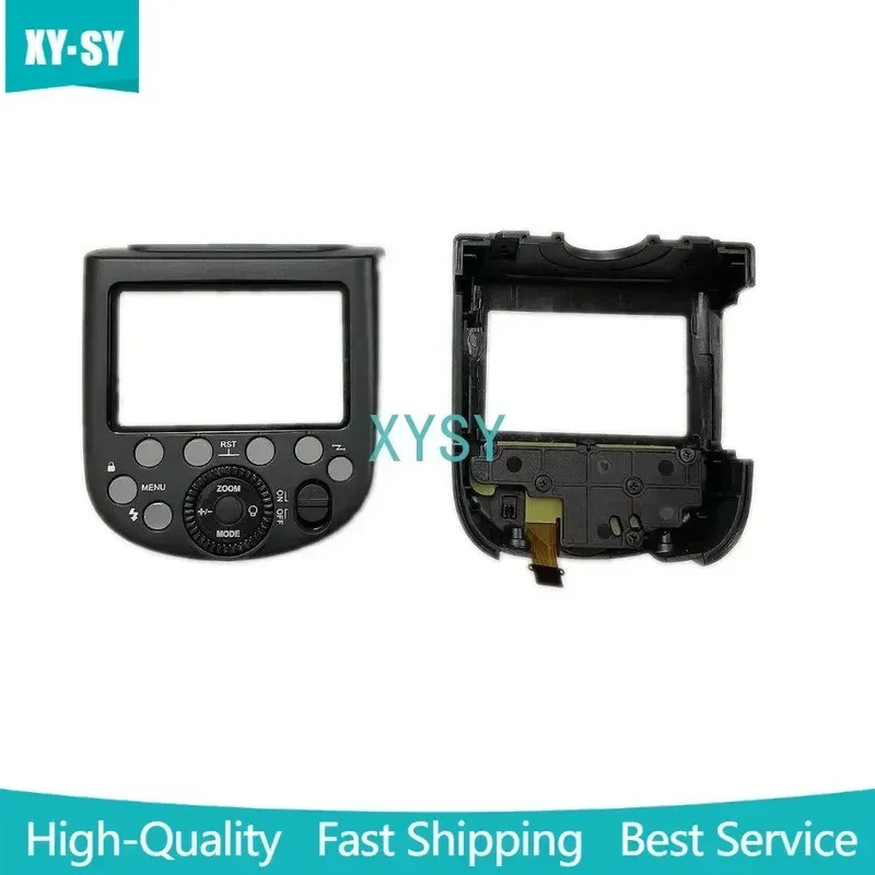 ใหม่สําหรับ Godox V1 Speedlite แฟลชปกหลังด้านหลังโหมดฟังก์ชั่นเลือกแผงปุ่มล้อ Key Board ไม่มีหน้าจอ LCD repair Part