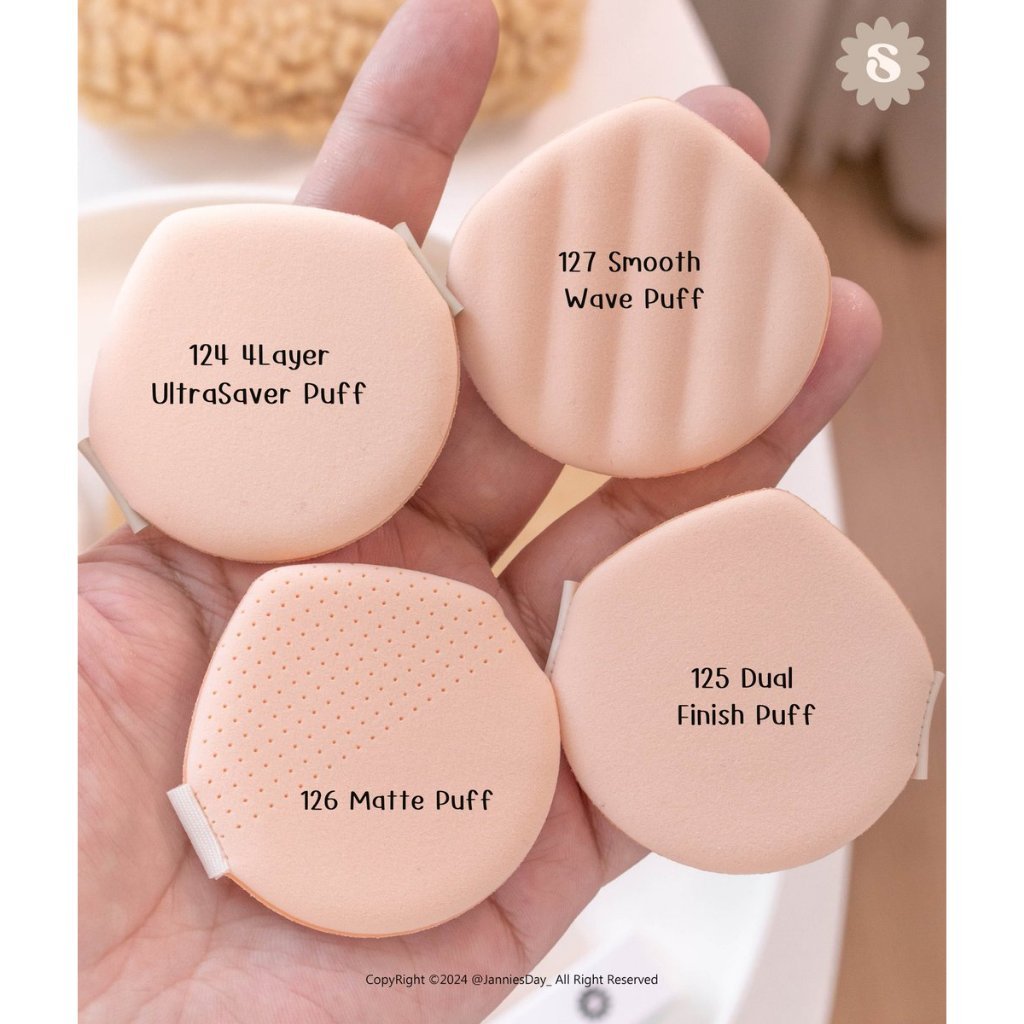SUPERMOM l Cushion puff พัฟแต่งหน้าสำหรับลงคุชชั่น 125-127