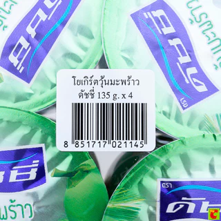 ดัชชี่ โยเกิร์ตผสมวุ้นมะพร้าว 135 ก. แพ็ค 4