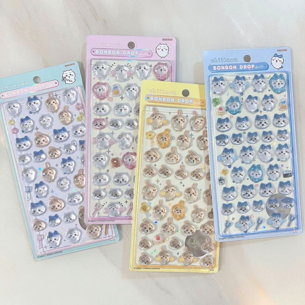 Chikawa Epoxy Sticker การ์ตูน 3D สติ๊กเกอร์ DIY ตกแต่งของขวัญสําหรับเด็ก