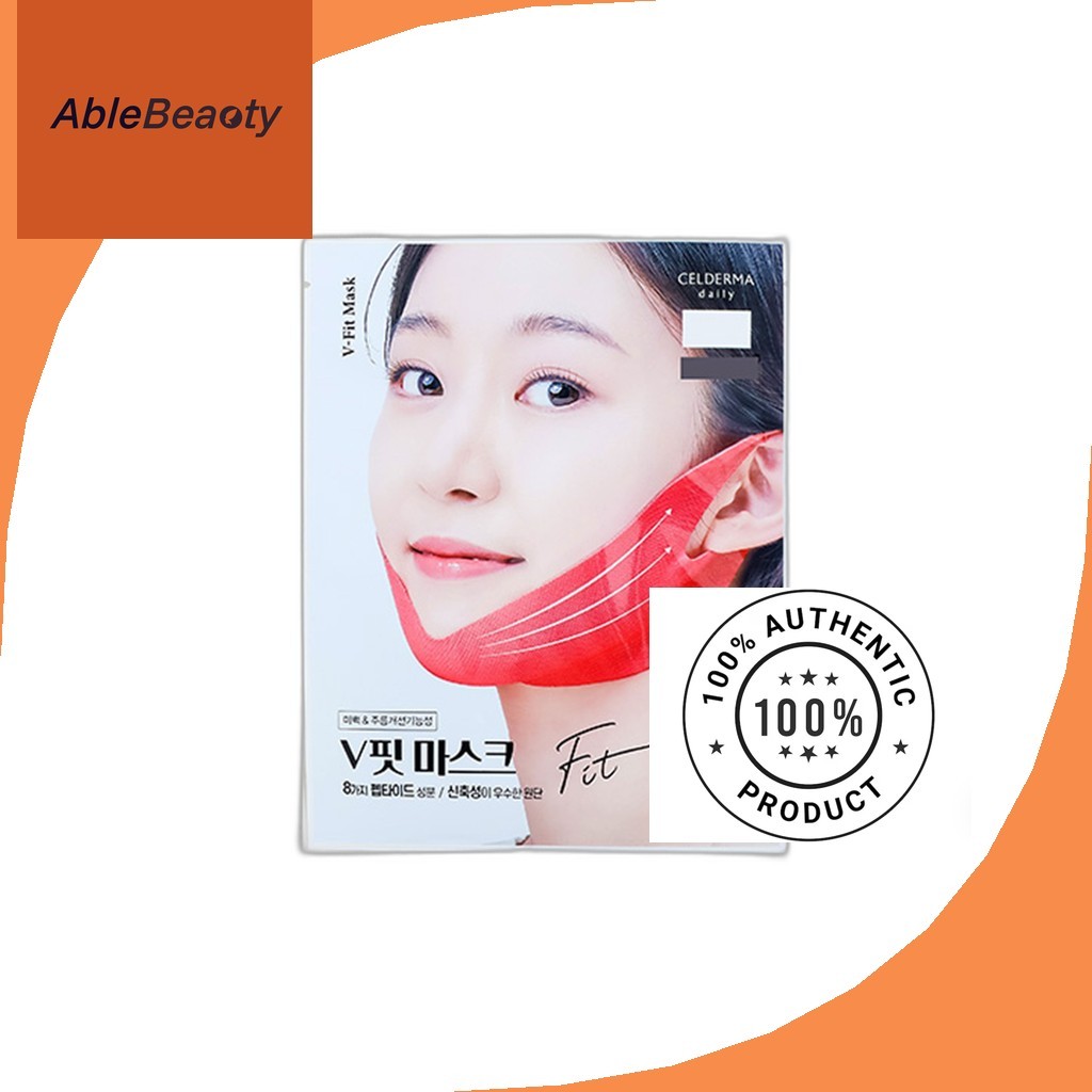 [daiso] Cellderma Daily V-Fit Mask, 13g, 1pc / Korean V-Fit Mask / Contouring Sheet / ของแท้ 100% โด