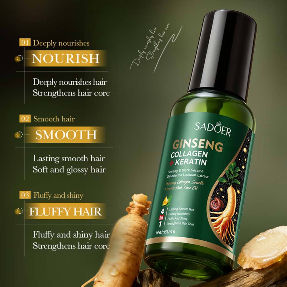 SADOER Ginseng Collagen Hair Oil 60ml