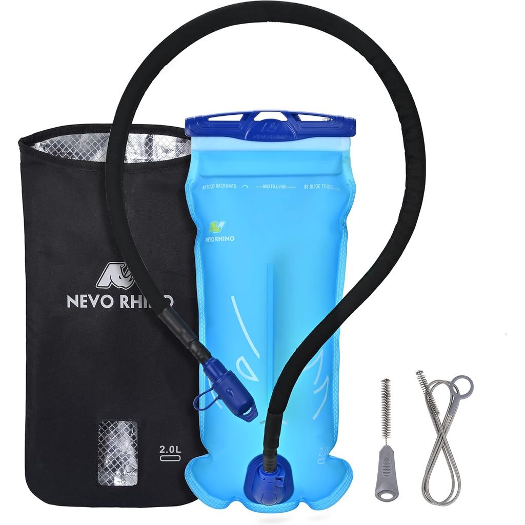 N EVORHINO กระเป๋าน้ํา 2L-3L สำหรับเดินป่าวิ่ง แบบกันน้ําและBPA-free