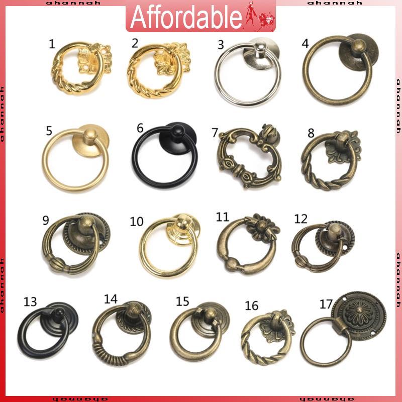 Antique Furniture Handles Drawer Cabinet Door Knobs Pull Handles Retro Decor