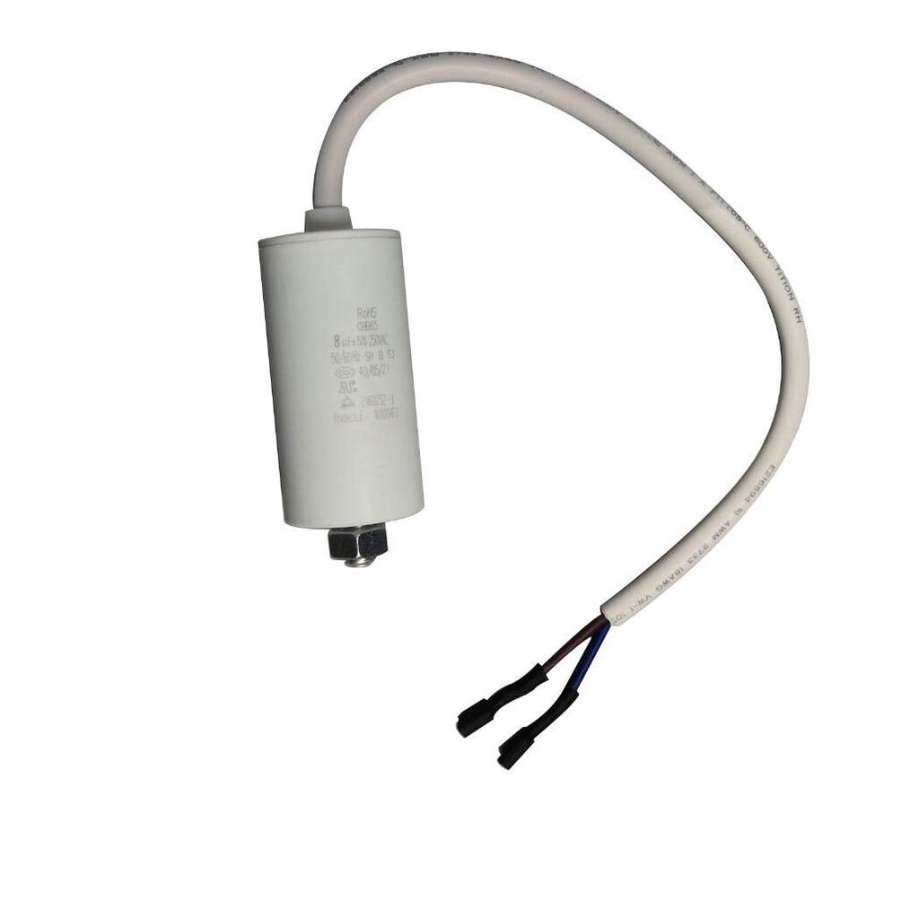 CBB65 Run Capacitor 250VAC 250V AC 8uF 8 uF 8MFD SH S3 B 50/60Hz RoHS UL Listed
