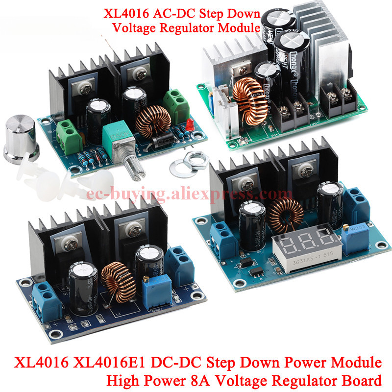 XL4016E1 XL4016 แรงดันไฟฟ้า DC DC DC-DC XH-M401 M404 Stetp-down Buck โมดูลสูงสุด 8A ยางแรงดันไฟฟ้า