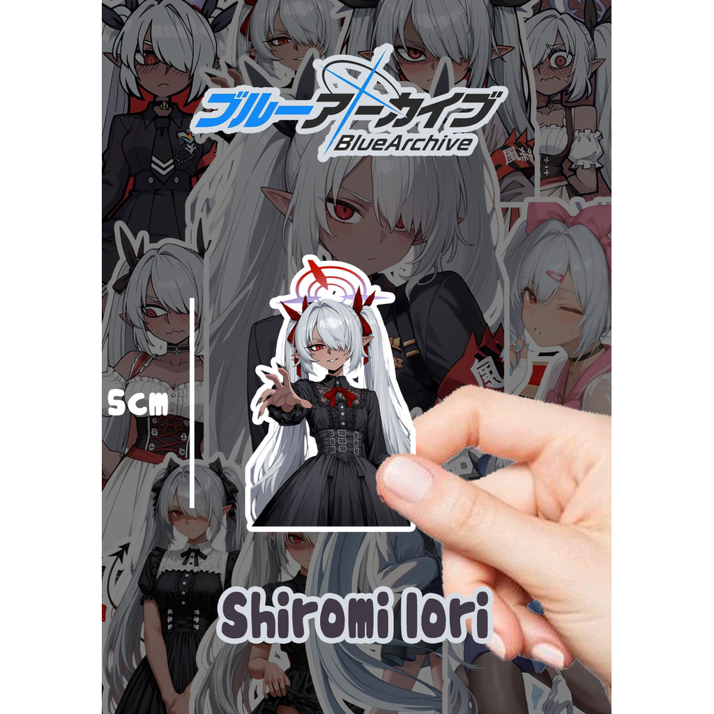 [Blue Archive] ชุดสติ๊กเกอร์ Shiromi Iori ตัดสําเร็จ 71 ชิ้น ไม่ใช่ไอเดนติคอล สําหรับแฟนอนิเมะ