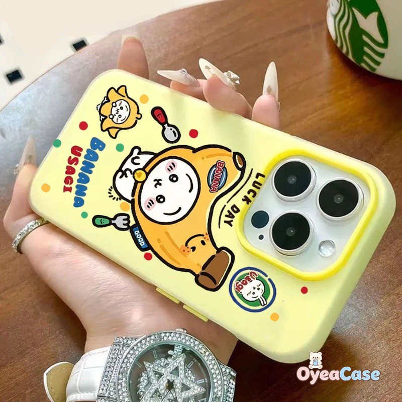 Lucky Banana Usagi Candy 2-in-1 สําหรับ Xiaomi 15T Pro 14T Pro 11T Pro Mi 11 Lite Vibrant Pastel Casing Kawaii การ์ตูน Frosted Card Holder Slim Cover