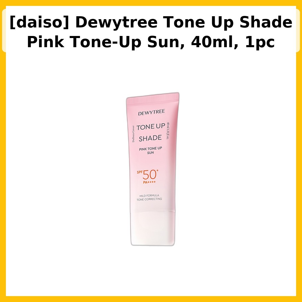 [daiso] Dewytree Tone Up Shade Pink Tone-Up Sun, 40ml, 1pc / Korean Tone-Up Sunscreen by KPICKGLOBAL
