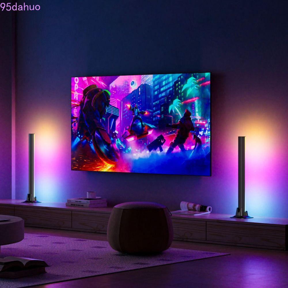 DAHUO RGB LED Light Bar, RGB Pickup Light Music Rhythm Lights, Wall Light USB Powered Rhythm Sync Sm