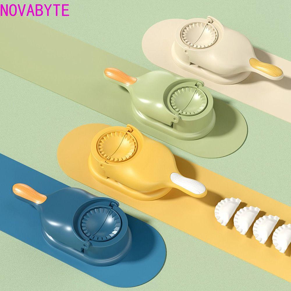 NOVABYTE Dumpling Maker Baking 2 in 1 Pastry Manual Gyoza Ravioli Pressing Mold