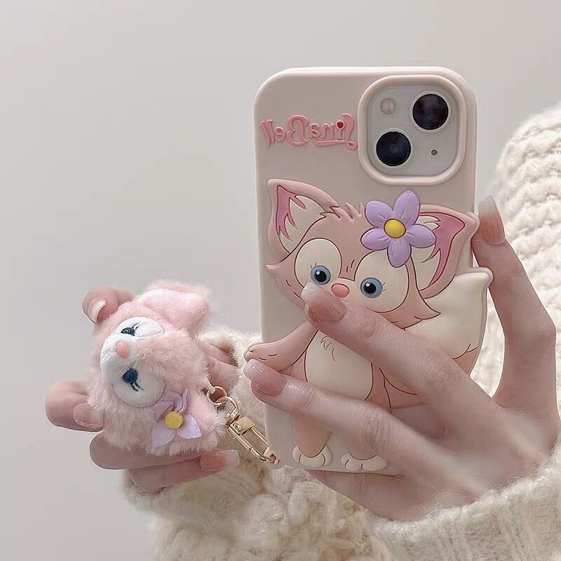 การ์ตูนน่ารัก Lingna Belle เคสโทรศัพท์ซิลิโคนสําหรับ iPhone15/14/13/12/11/PRO/promax/xr/xs/8p/7P/6s/