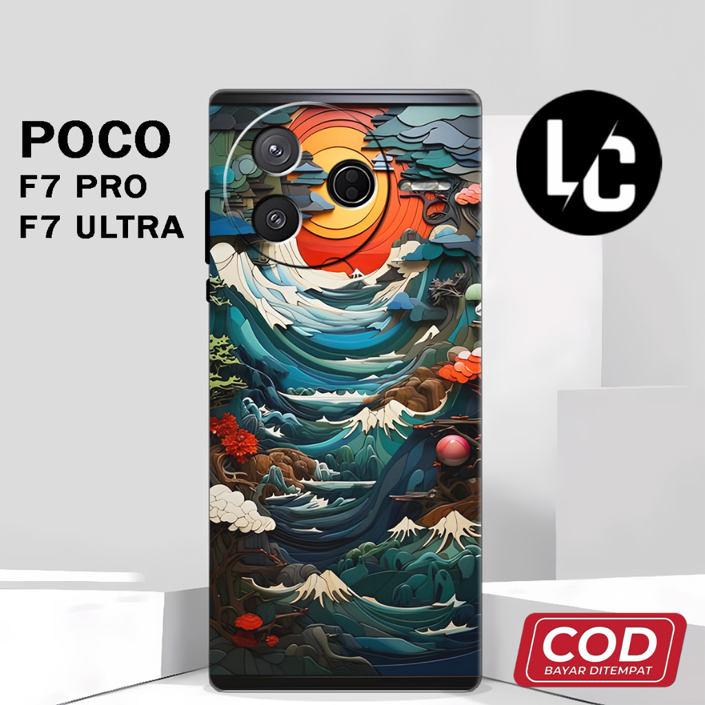 (AQ 48) ยางยืดหยุ่น Softcase สําหรับ Poco F7 PRO l POCO F7 ULTRA ล่าสุด l อะนิเมะ motif ปลอก l บทคัด