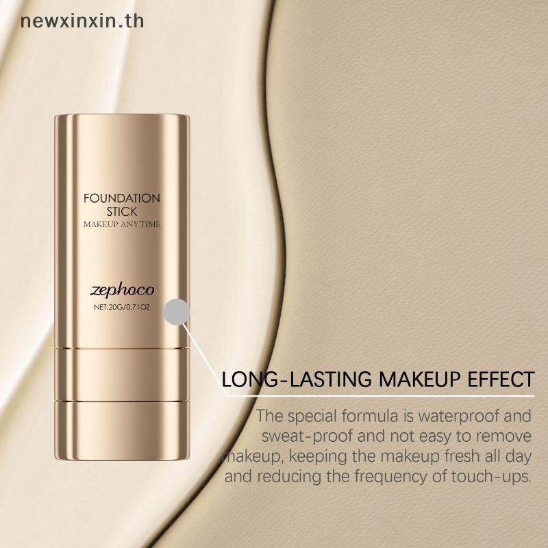 ^N^ ยึด 2 in 1 Foundation Sti Matte และน้ําหนักเบาสําหรับ Uneven Complexion Moisturizing Concealer ส