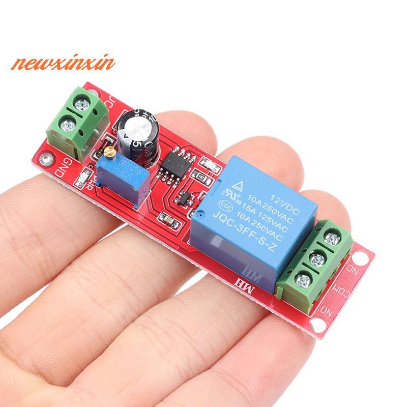 [NT-t] NE555 DC 12V Delay Relay Shield Timer Switch โมดูลปรับได้ [ใหม่]