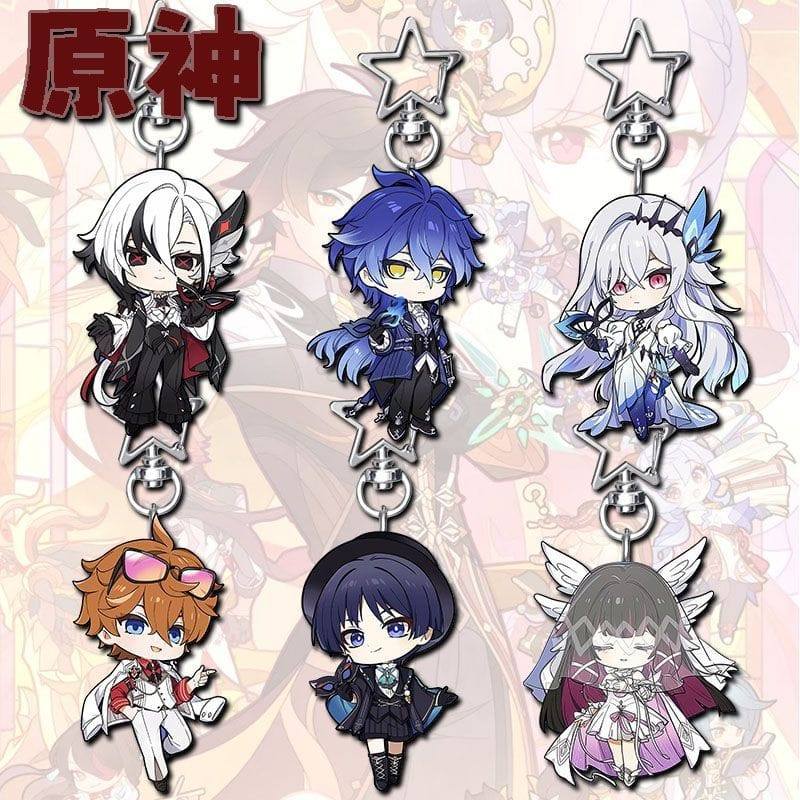 Otakumart - พวงกุญแจ Genshin Impact Nod Krai Flins Columbuna Arlechino