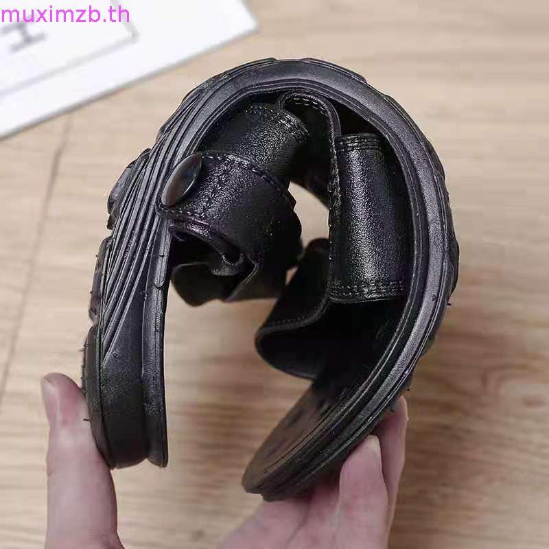 ADDA PU รองเท้าแตะ สำหรับผู้ชาย แบบสวม รุ่น 73801 (ไซส์ 39-45)