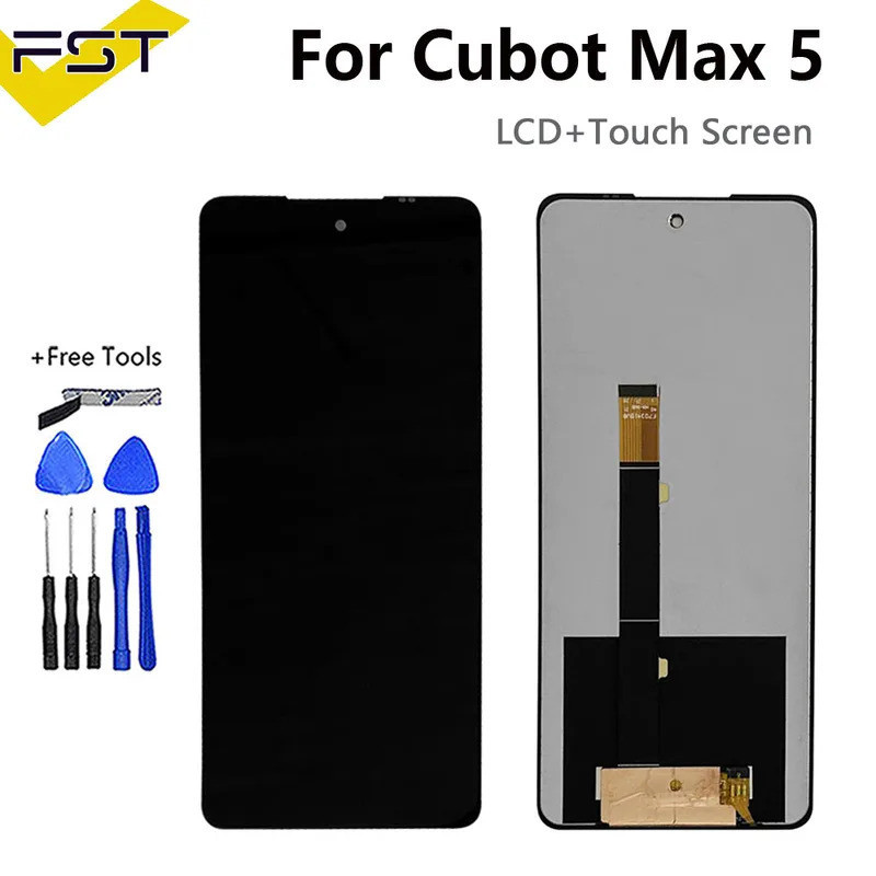 ทดสอบ 100% 6.95 นิ้วใหม่สําหรับ Cubot Max 5 จอแสดงผล LCD และ Touch Screen Digitizer เปลี่ยนสําหรับ C