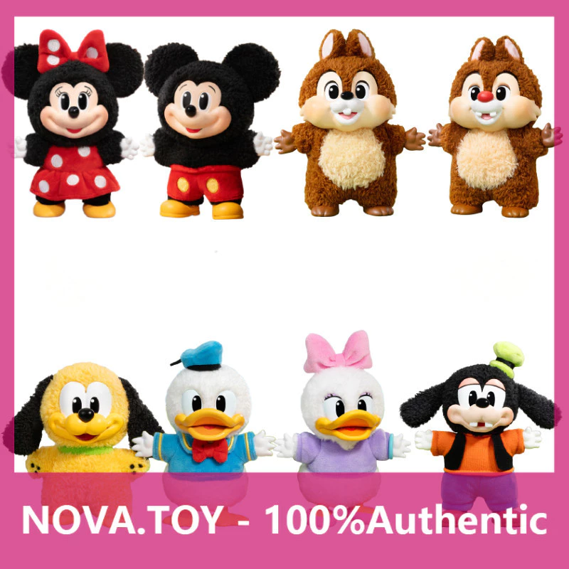 P POPMART POPMART Mickey Family Cute Together Plush Pendant Series Mystery Box