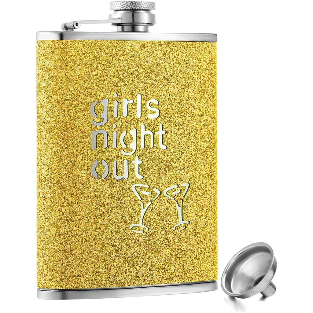 Hillside-Kit Hip Flask for Liquor 8 Oz Stainless Steel Leak proof with Funnel Flask Set men flask se