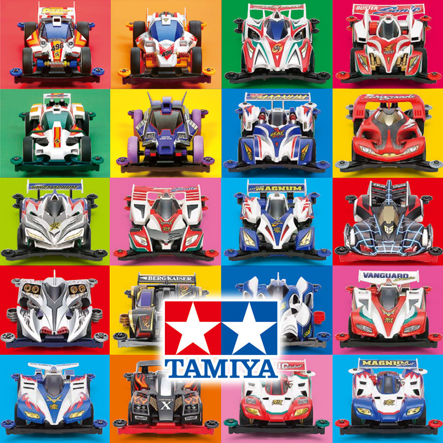 ของแท้ Tamiya Mini สี่ล้อไดรฟ์สี่ล้อ Brother สี่ล้อไดรฟ์ Boy Cyclone Assault Spider Big Mac