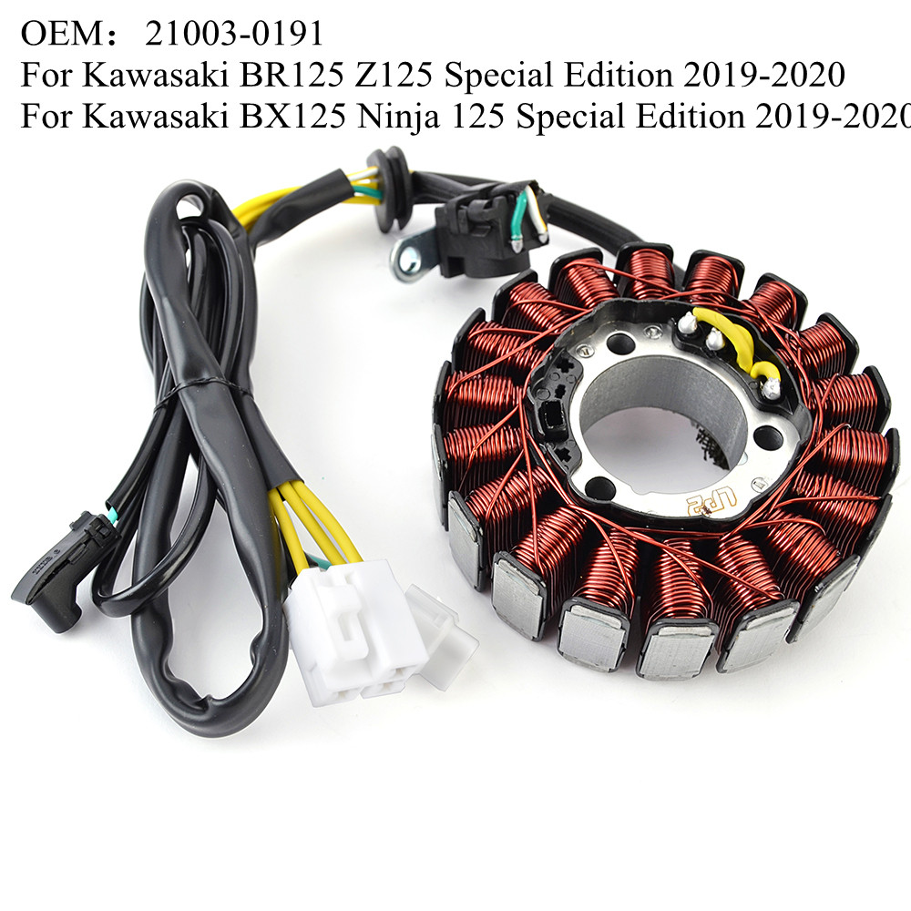 Z 125 รถจักรยานยนต์ Stator Coil สําหรับ Kawasaki BR125 Z125 Ninja 125 รุ่นพิเศษ 2019 2020 21903-0191