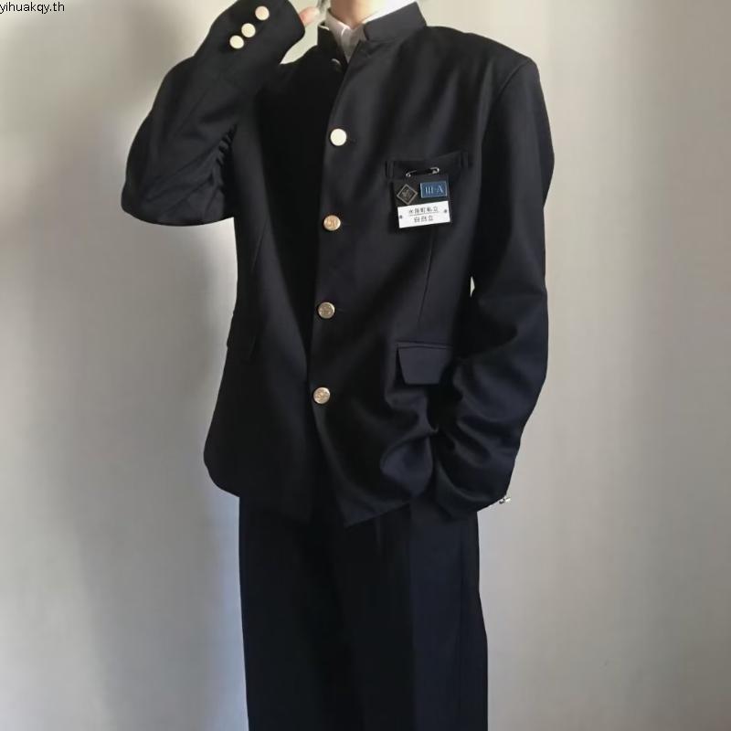 KYUSHUAD เสื้อสูทคอปกตั้งแบบญี่ปุ่น, เสื้อสูทนักเรียน,