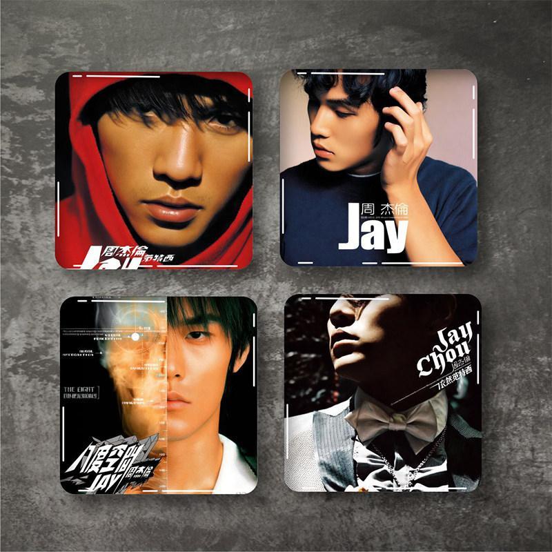 Jay Chou Records Cover Lyrics สติ๊กเกอร์ติดรถคริสตัล รถยนต์ไฟฟ้า ตกแต่งรถจักรยานยนต์ 3D สติ๊กเกอร์สา