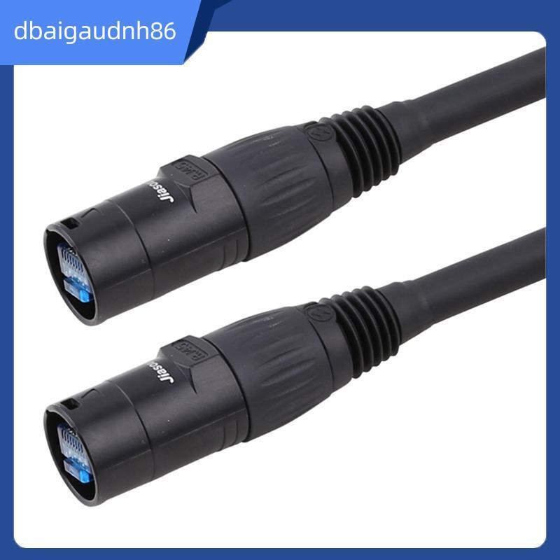 READY STOCK สายอีเธอร์เน็ตJIASOUND CAT6, ขั้วต่อ RJ45 ที่รองรับ EtherCON สําหรับสตูดิโออุปกรณ์อุตสาห