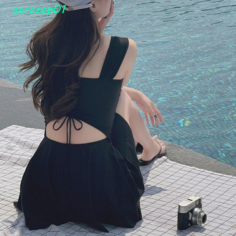 ชุดว่ายน้ํากระชับสัดส่วน AEROZAP บอดี้สูท สไตล์อนุรักษ์นิยม ออกแบบ Svelte กันเหงื่อ และทนต่อความร้อน