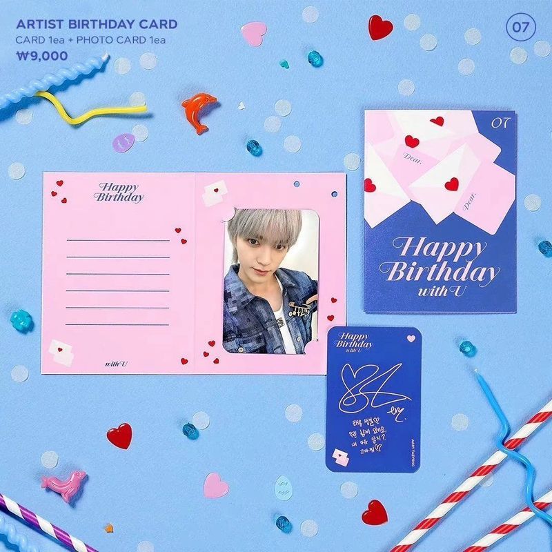 ประเทศตอนนี้ ประเทศตอนนี้] nct NCT 127 Taeyong Lee Taeyong การ์ดวันเกิด สินค้า Star อย่างเป็นทางการ 