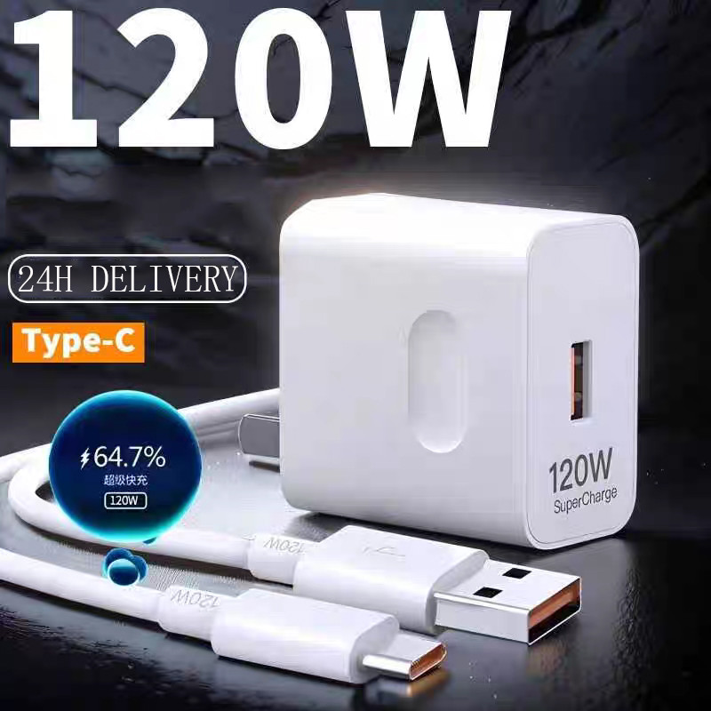 Fast Charger 66W 120W 240W Type C USB 2IN1 ชุดอะแดปเตอร์สําหรับ Android Charger Type-C Charger Super