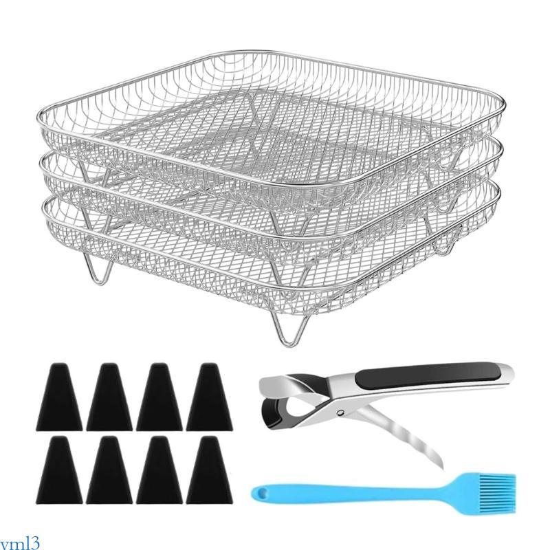 Yml3 Air Fryers Dehydrator Stand Air Fryers หม้อปรุงอาหาร Air Fryers Rack Set สําหรับหม้อทอด