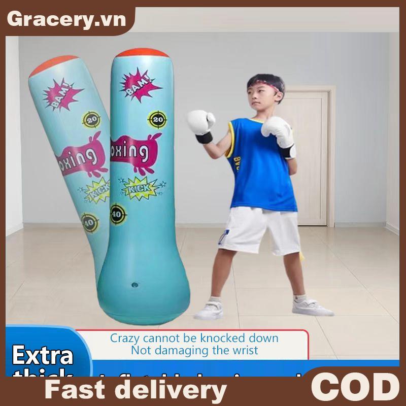 Null Inflatable Punching Boxing Bag Fitness Training Boxing Sa PVC กีฬาต่อสู้คอลัมน์ของเล่นเด็กมวยต่
