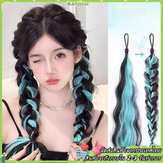 ผู้หญิงธรรมชาติเน้นสีไขลานดอกไม้หน่อวิกผมจําลองเพิ่มปริมาณผม