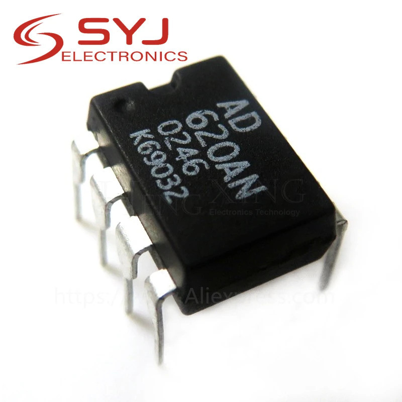 1 ชิ้น/ล็อต AD620ANZ DIP-8 AD620AN DIP AD620A AD620 ในสต็อก