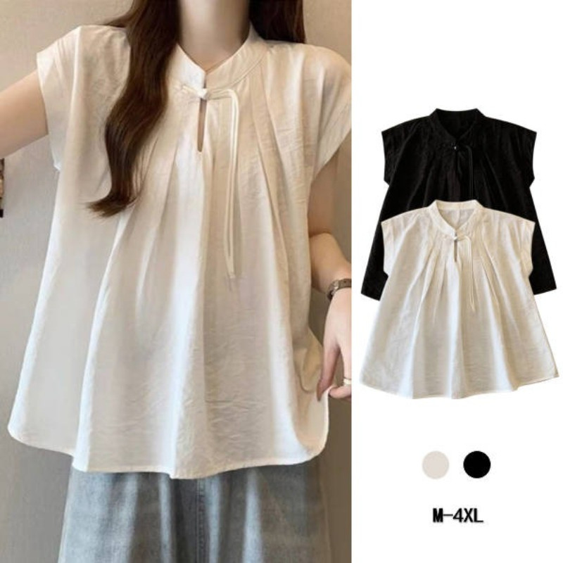 เสื้อเชิ้ตแขนสั้นทรงหลวม สไตล์แฟชันสำหรับฤดูร้อน