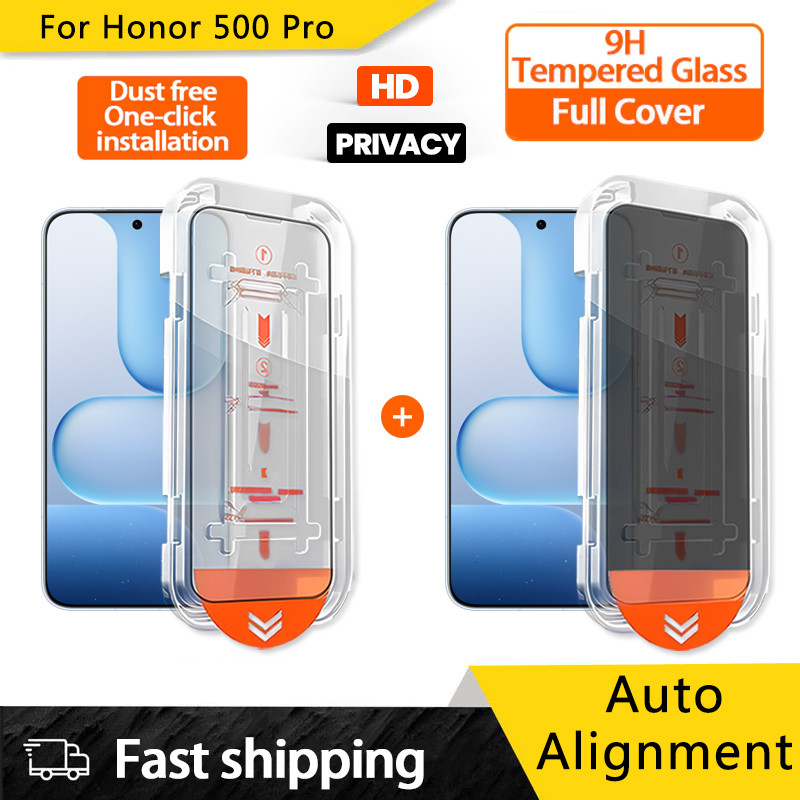 Honor 500 Pro HD ความเป็นส่วนตัวกระจกนิรภัยสําหรับ Honor 500 400 200 สมาร์ท 600 Lite X9d X7d X6c X7c