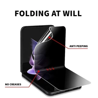 ฟิล์มไฮโดรเจล ป้องกันหน้าจอ ป้องกันการแอบมอง สําหรับ Samsung Galaxy Z Flip 8 7 6 5 4 3